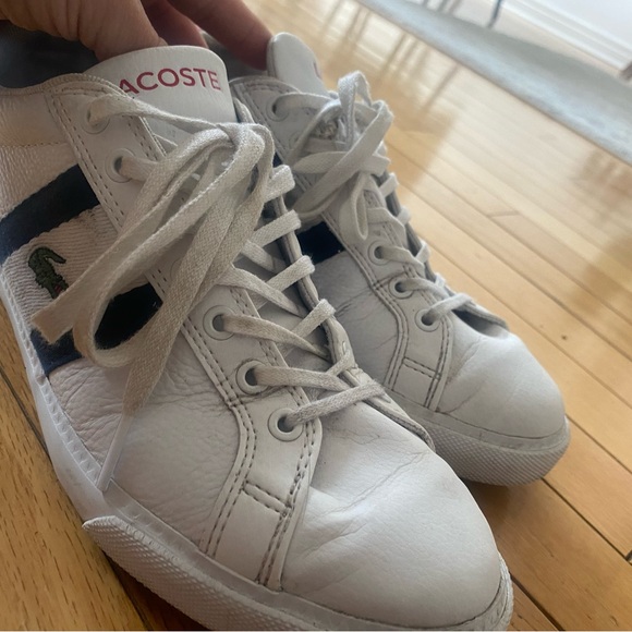 Lacoste Other - GC Lacoste White lifestyle men’s leather casual Sneakers SZ 7.5